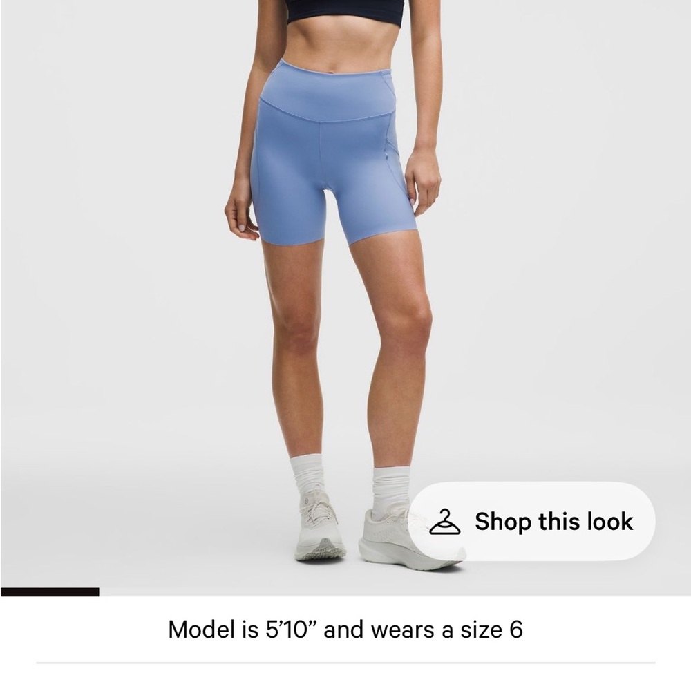 Like New Lululemon Fast and Free 5 inch shorts with pockets
